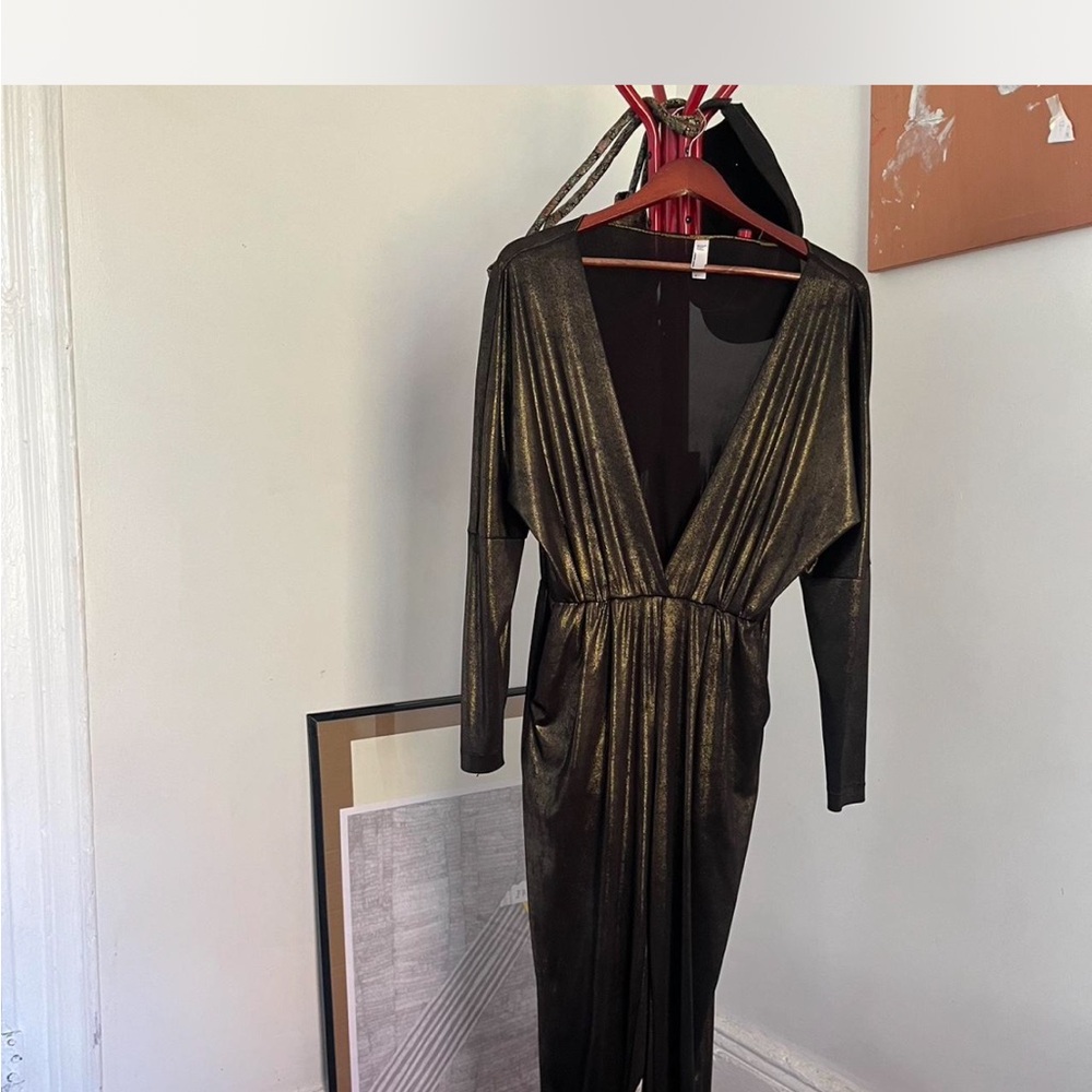 American Apparel Gold Jumpsuit